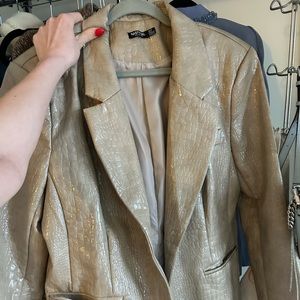 nasty gal croc blazer